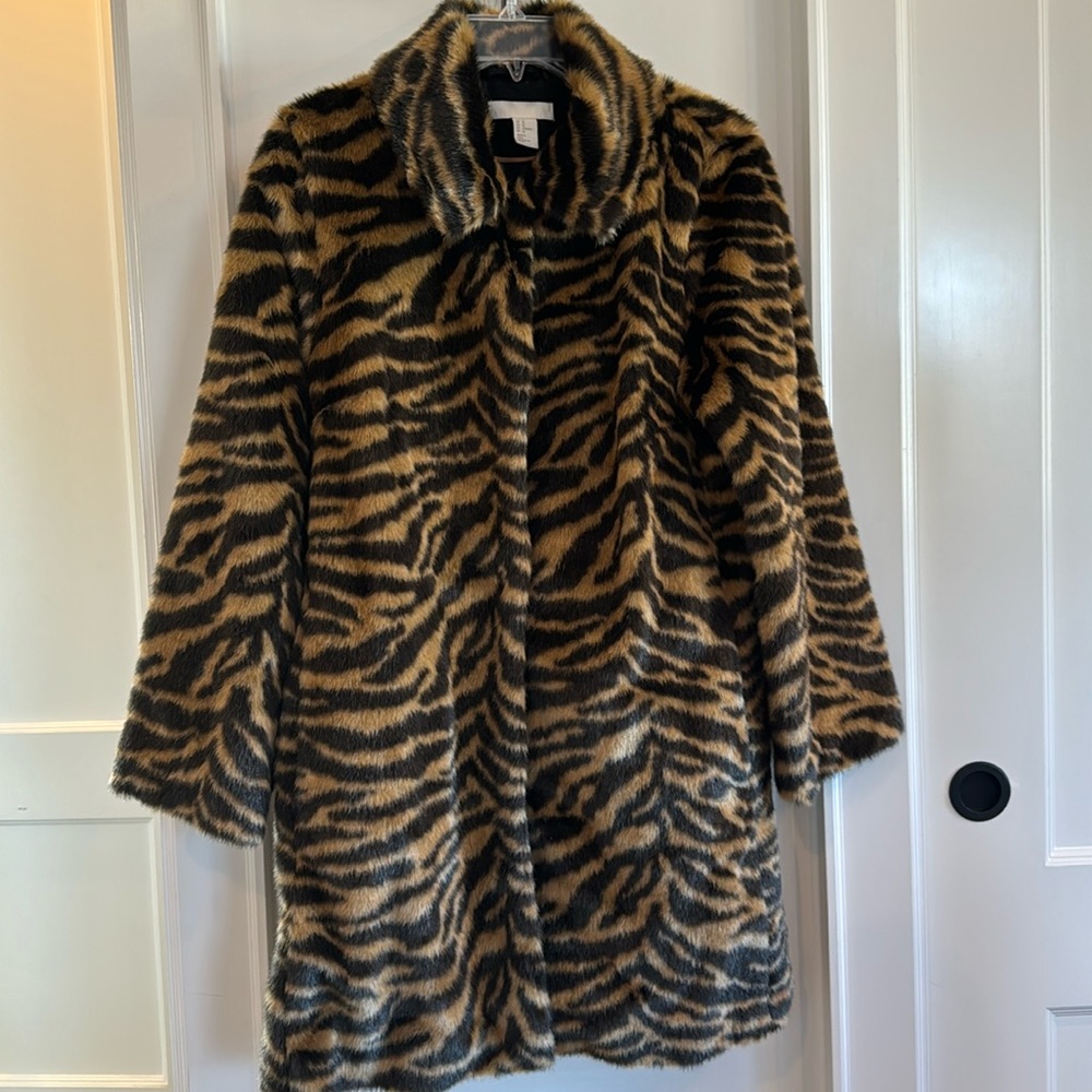 Animal Print Coat